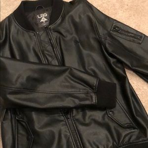 LRG Synthetic leather jacket. Size large.